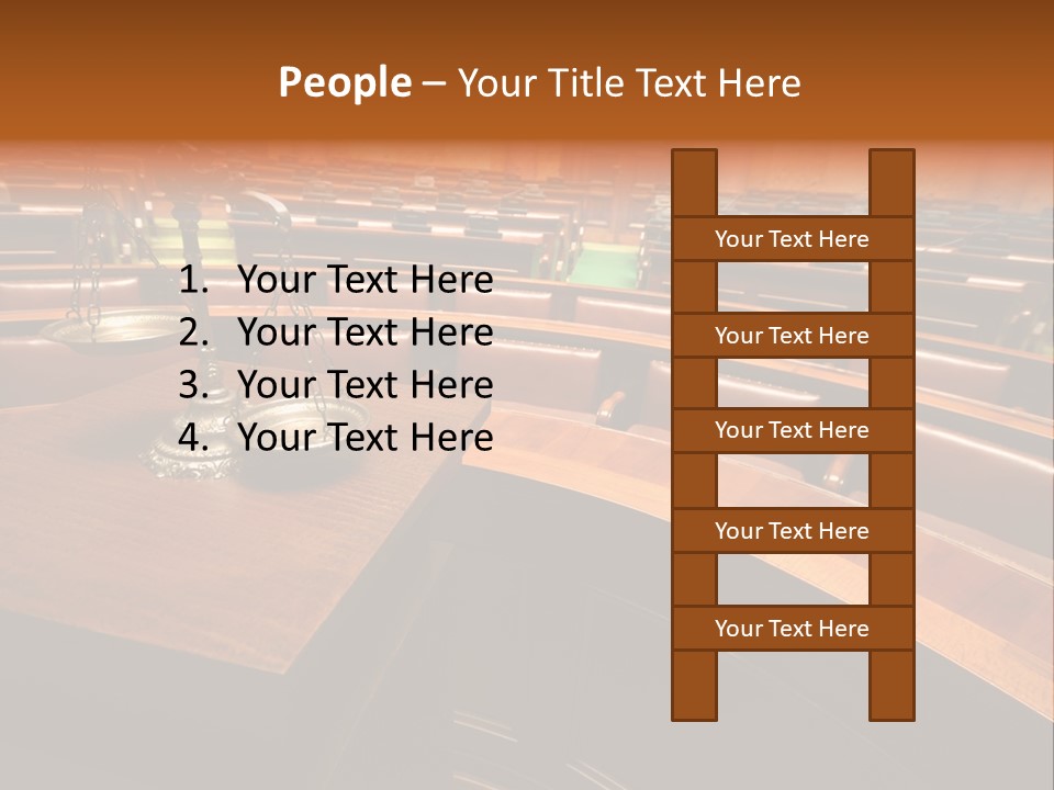 Judgement Litigate Plaintiff PowerPoint Template