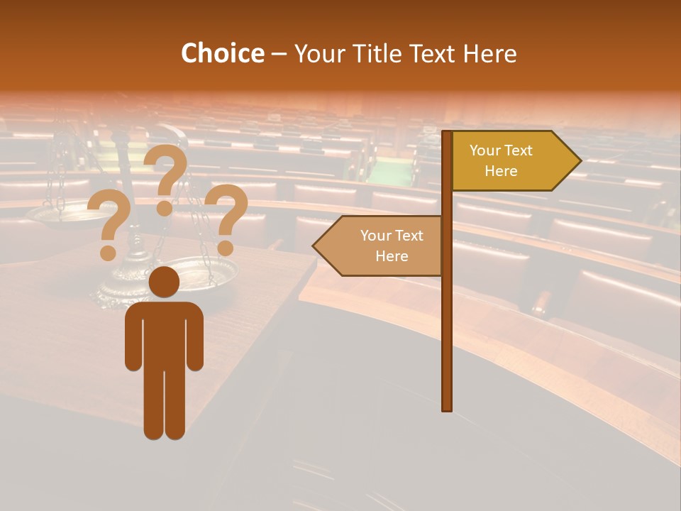 Judgement Litigate Plaintiff PowerPoint Template