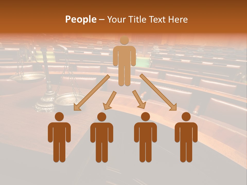 Judgement Litigate Plaintiff PowerPoint Template