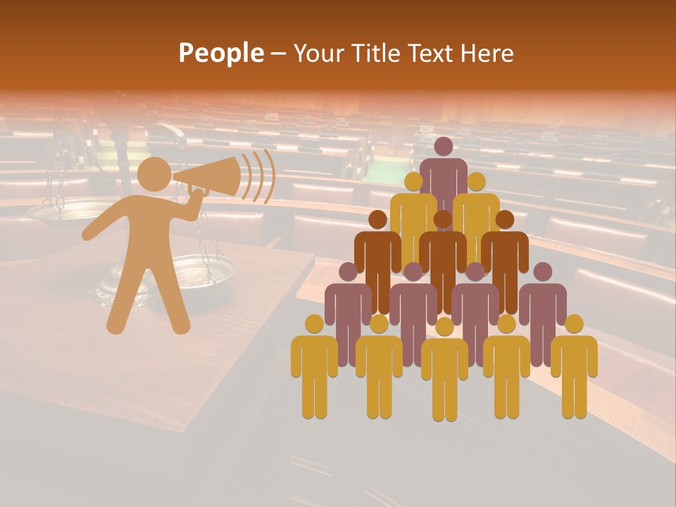 Judgement Litigate Plaintiff PowerPoint Template