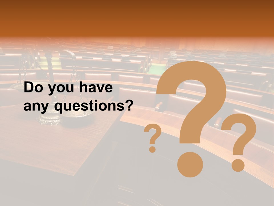 Judgement Litigate Plaintiff PowerPoint Template