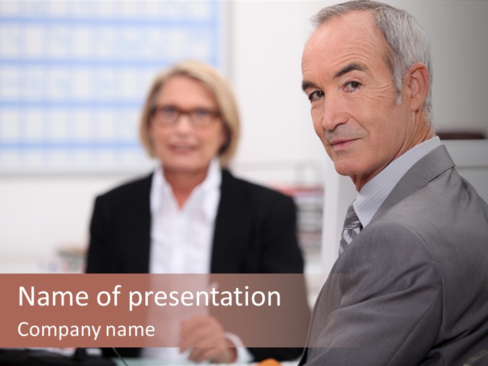 Financial Man Appointment PowerPoint Template