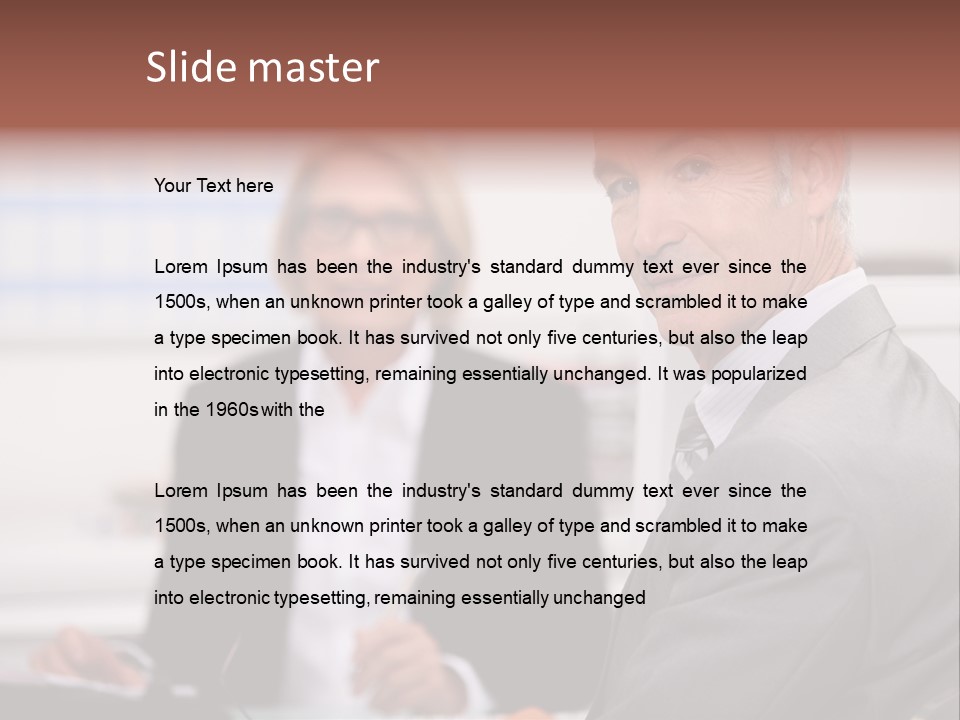 Financial Man Appointment PowerPoint Template