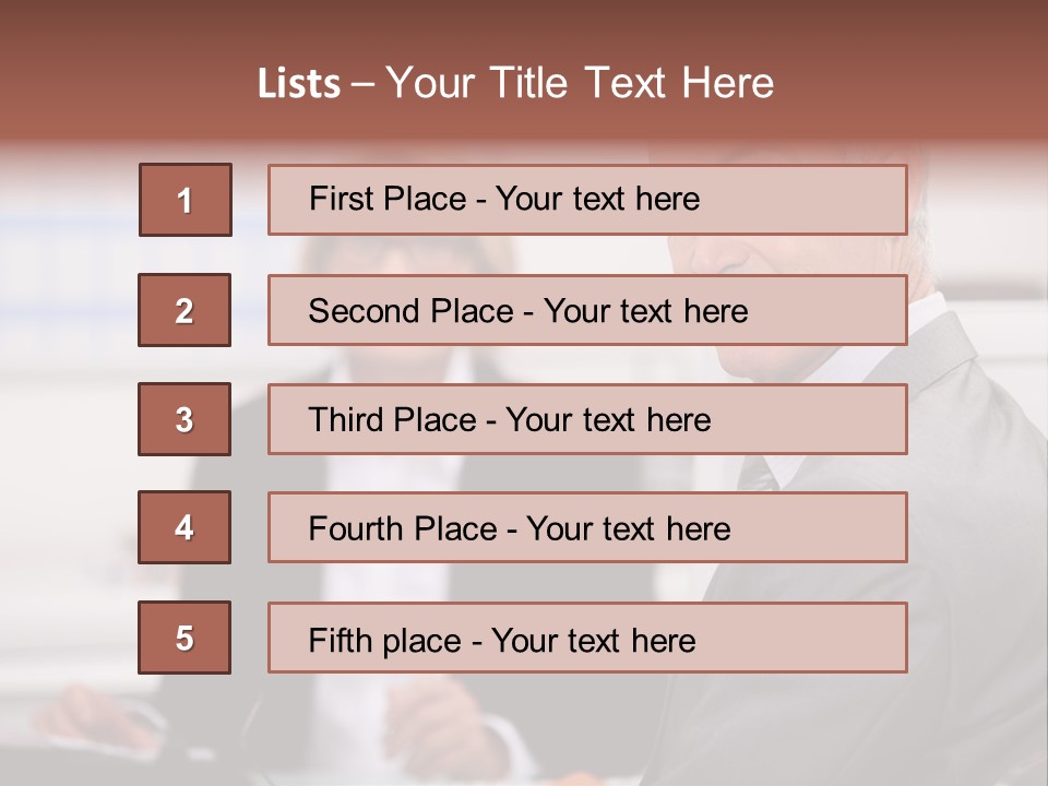 Financial Man Appointment PowerPoint Template