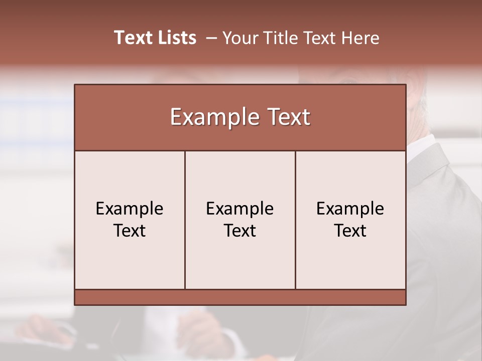 Financial Man Appointment PowerPoint Template