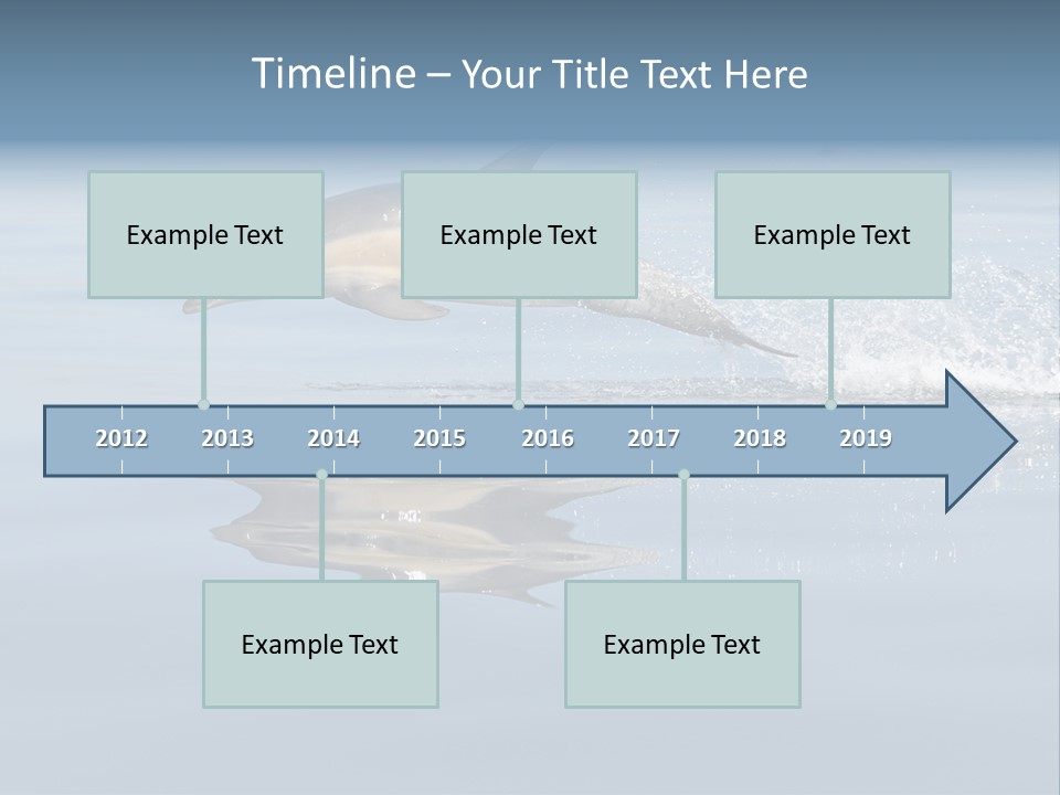 Bay Tourism Swimming PowerPoint Template