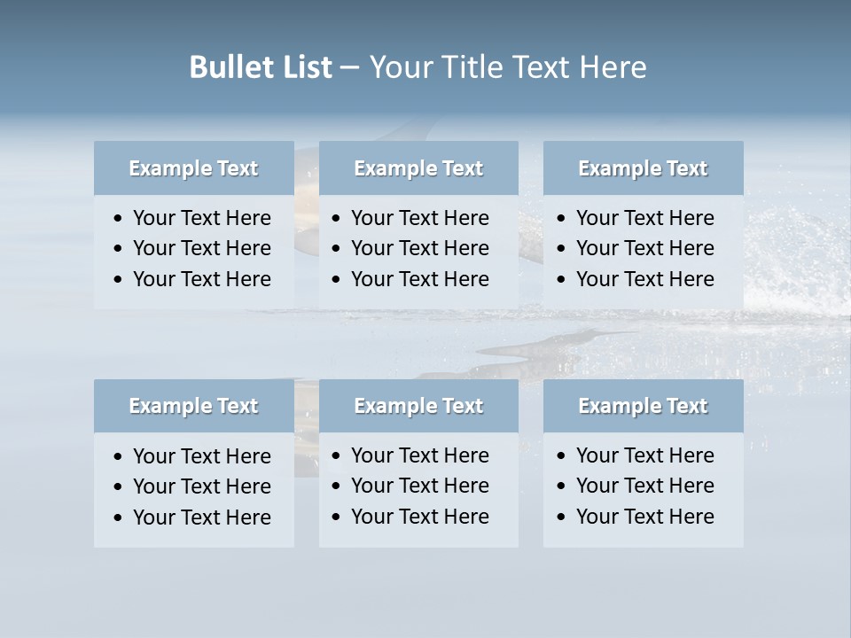 Bay Tourism Swimming PowerPoint Template