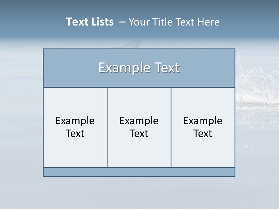 Bay Tourism Swimming PowerPoint Template