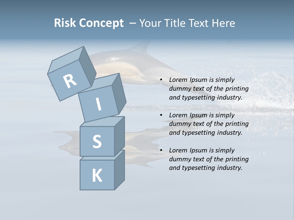 Bay Tourism Swimming PowerPoint Template