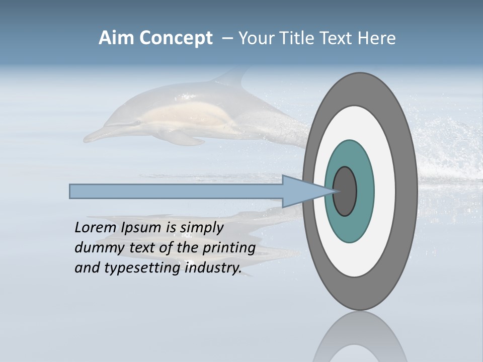 Bay Tourism Swimming PowerPoint Template