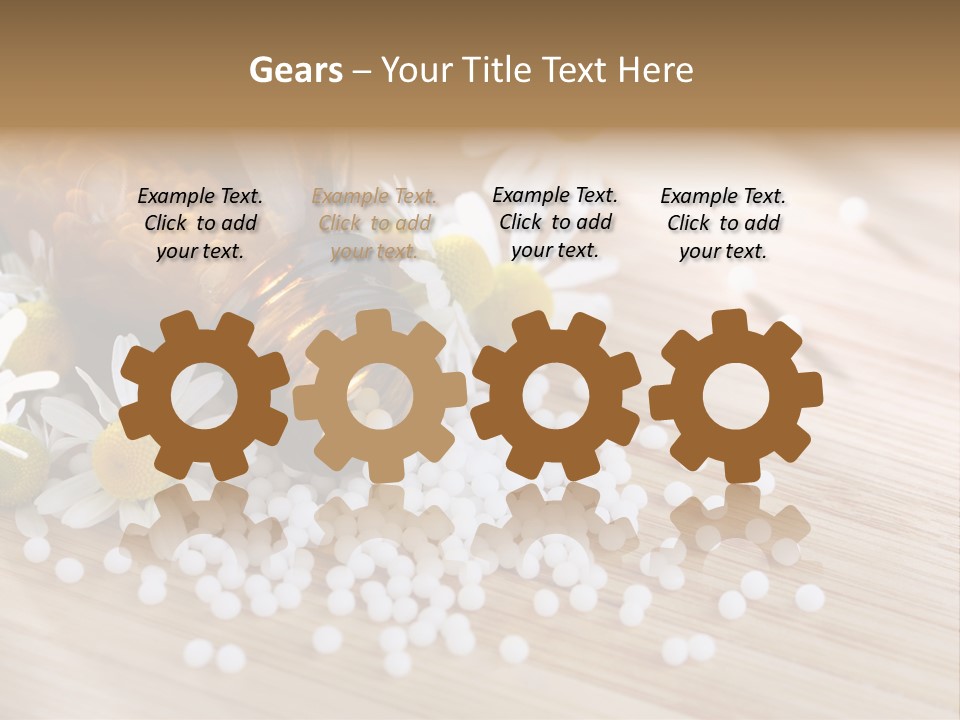 Illness Plant Bottle PowerPoint Template