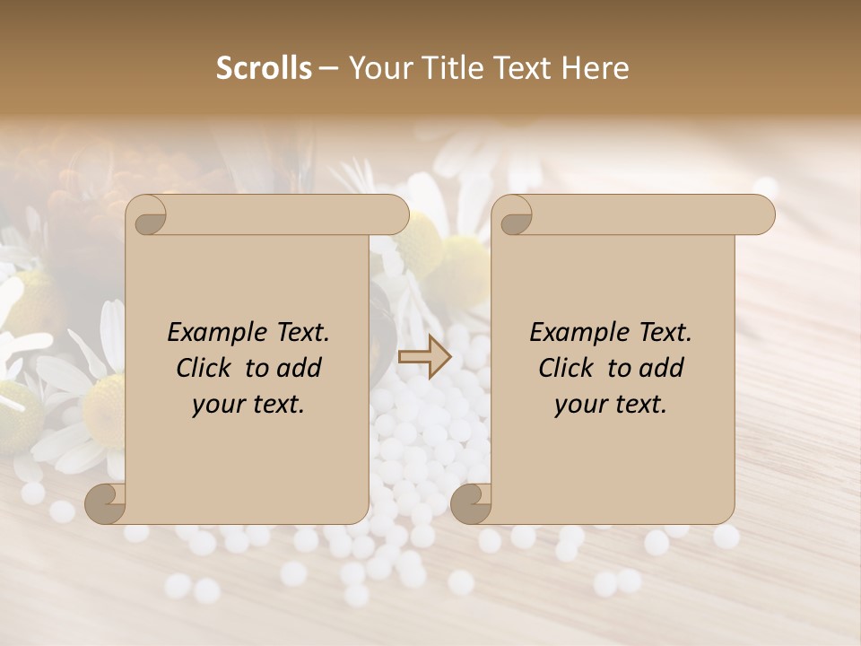 Illness Plant Bottle PowerPoint Template