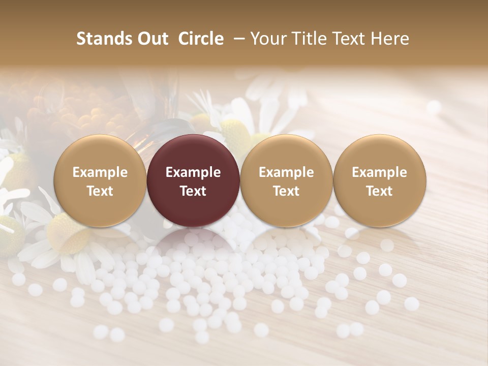 Illness Plant Bottle PowerPoint Template