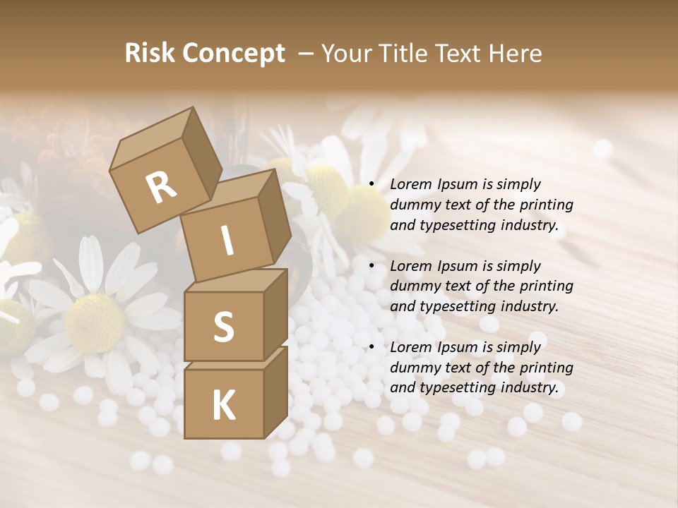 Illness Plant Bottle PowerPoint Template