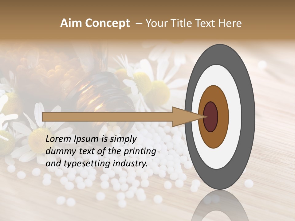 Illness Plant Bottle PowerPoint Template