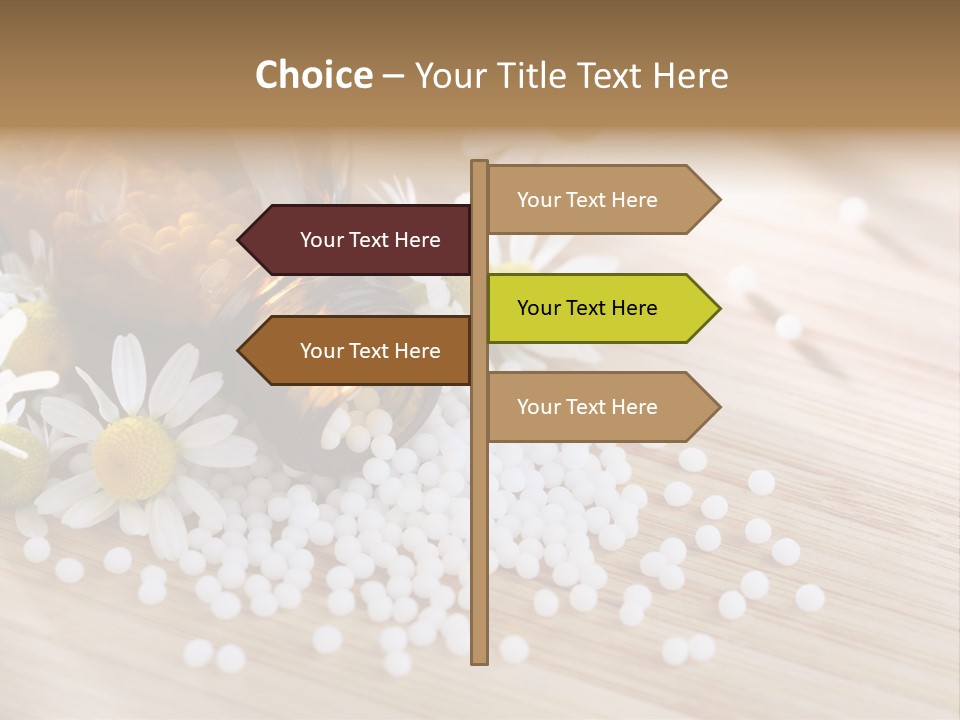 Illness Plant Bottle PowerPoint Template