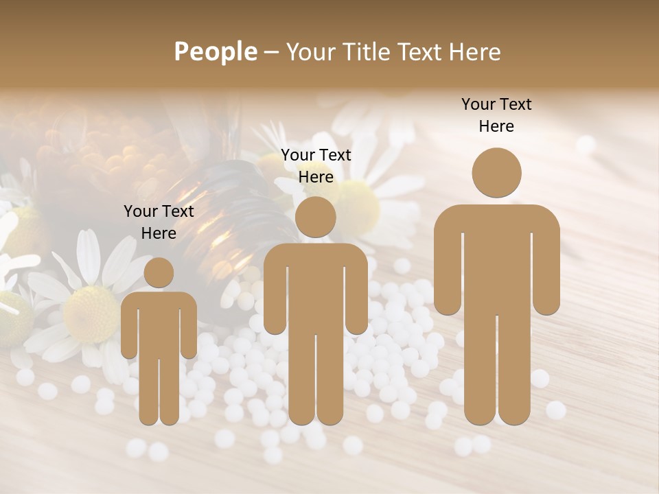 Illness Plant Bottle PowerPoint Template