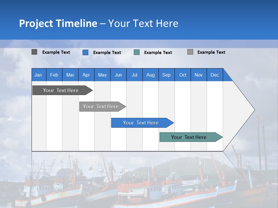 Ashore Anchor Phuket PowerPoint Template