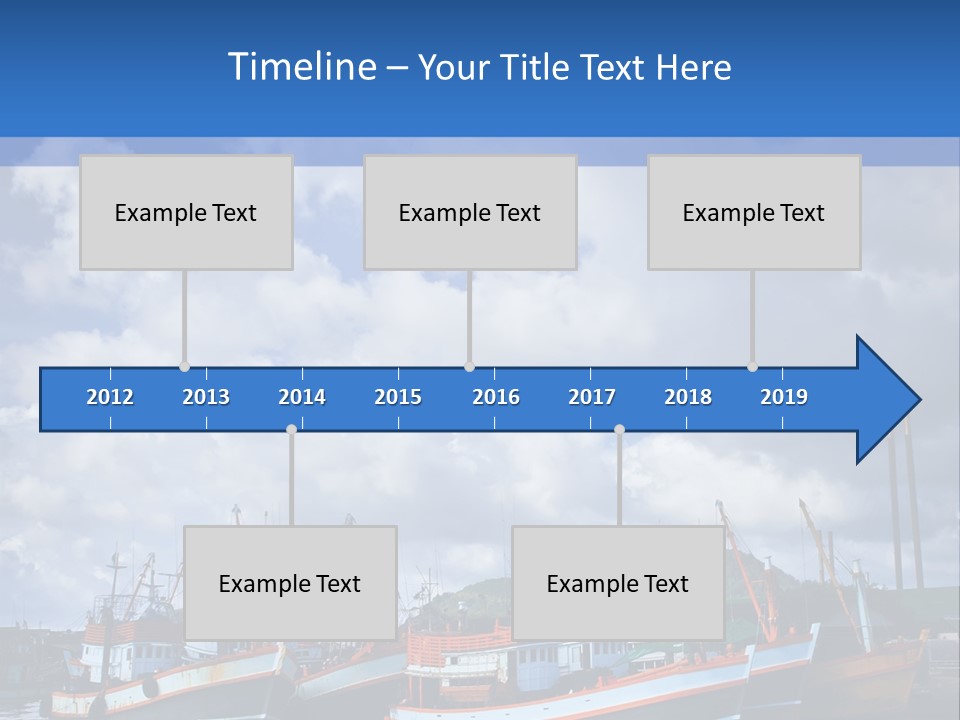 Ashore Anchor Phuket PowerPoint Template