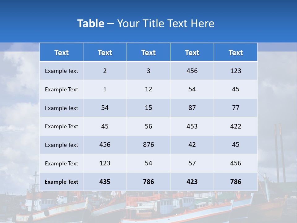 Ashore Anchor Phuket PowerPoint Template