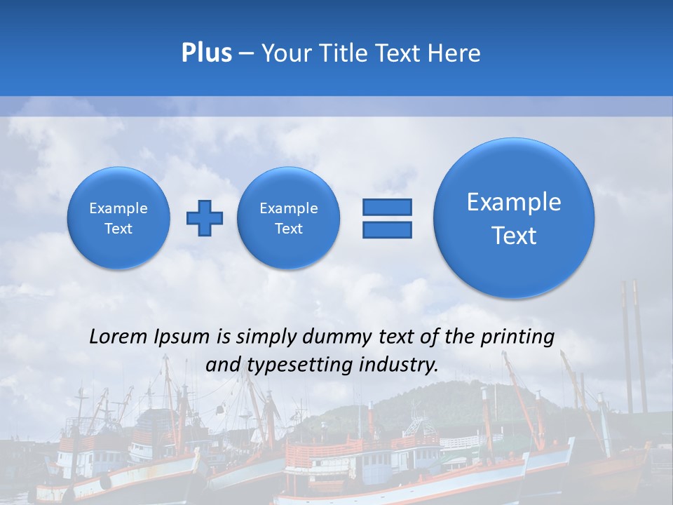Ashore Anchor Phuket PowerPoint Template