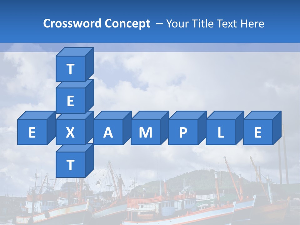 Ashore Anchor Phuket PowerPoint Template