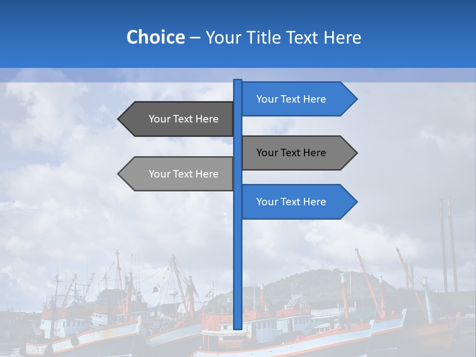 Ashore Anchor Phuket PowerPoint Template
