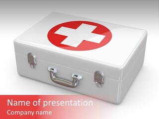 Medical Handle Firstaid PowerPoint Template