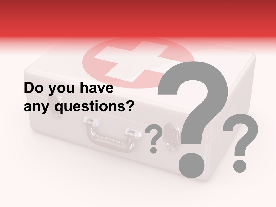 Medical Handle Firstaid PowerPoint Template