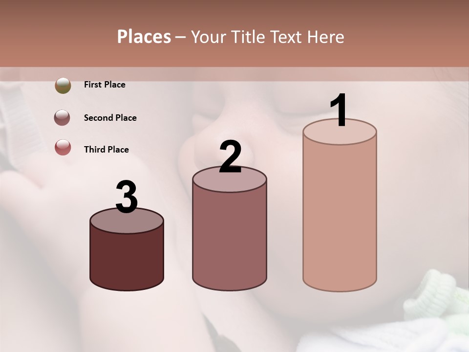 Family Newborn Smiling PowerPoint Template