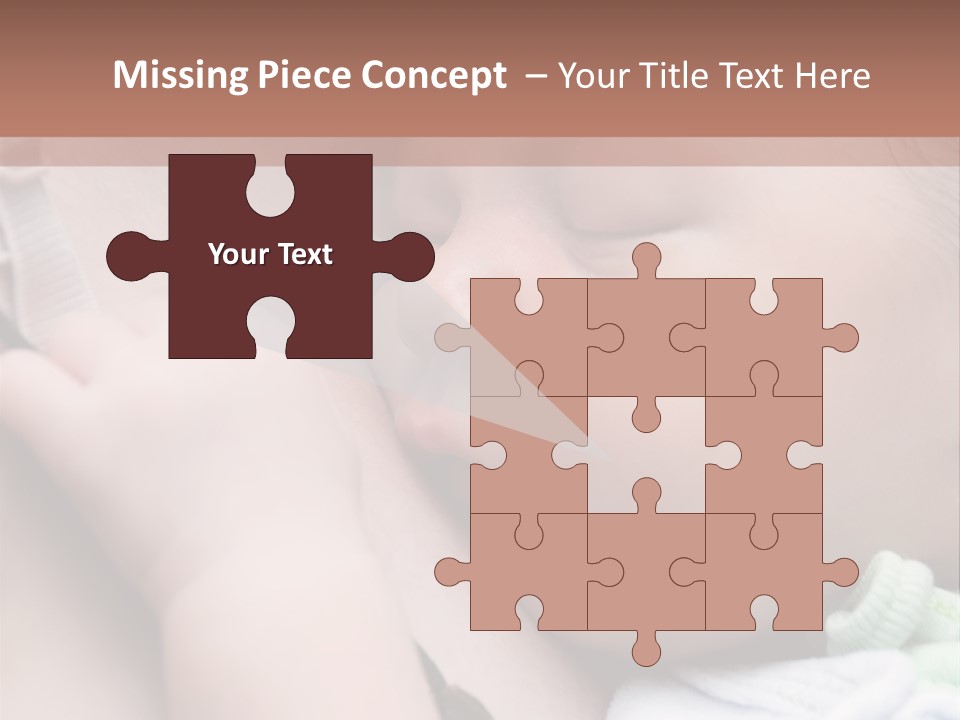 Family Newborn Smiling PowerPoint Template