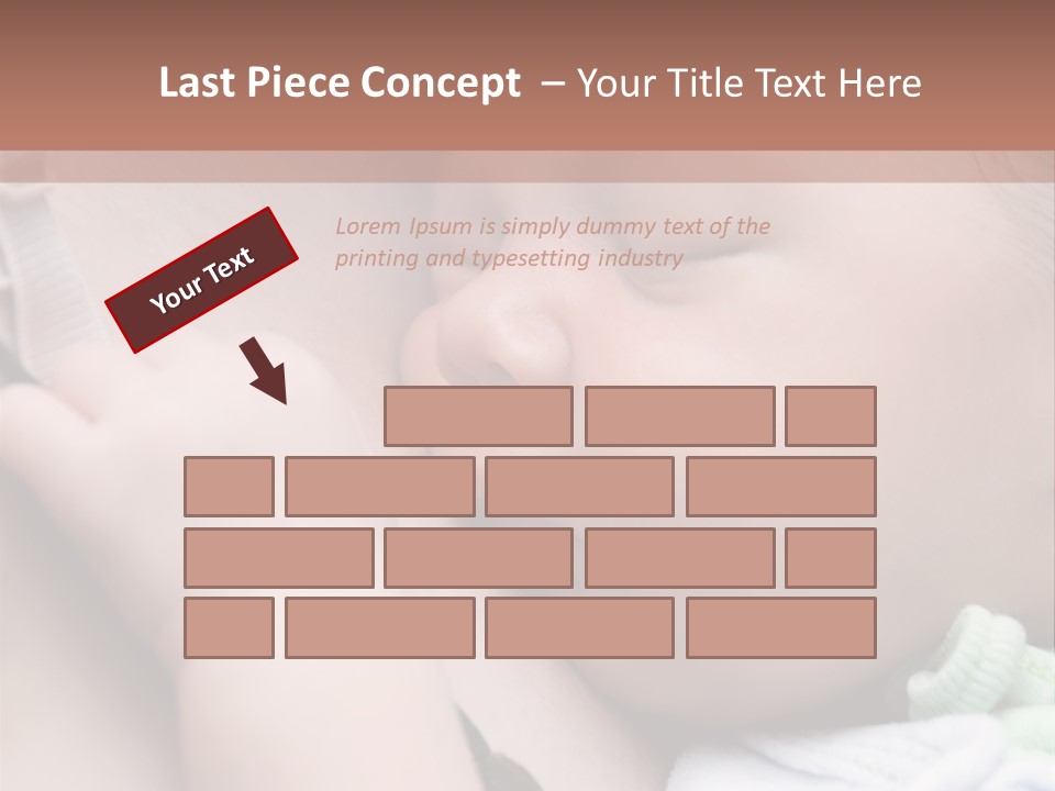 Family Newborn Smiling PowerPoint Template