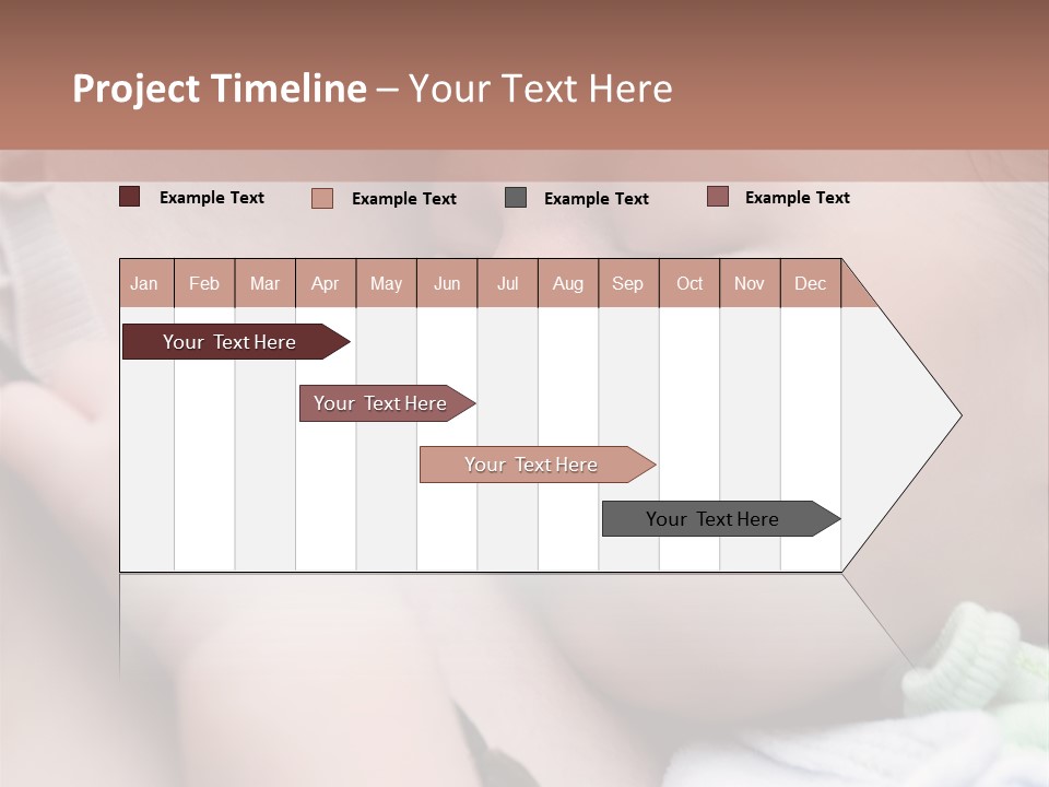 Family Newborn Smiling PowerPoint Template