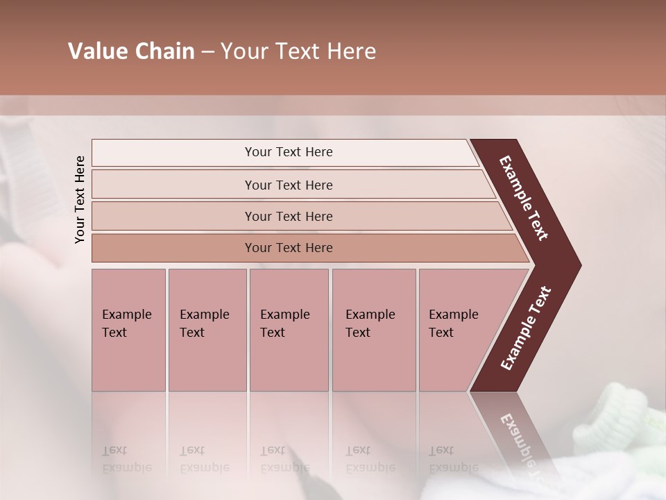 Family Newborn Smiling PowerPoint Template