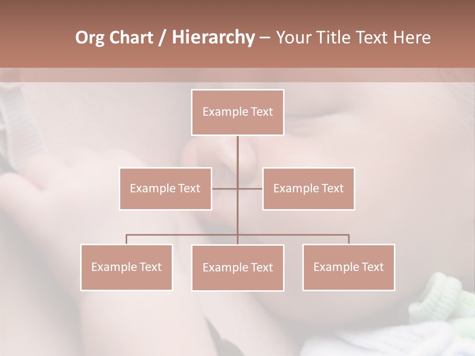Family Newborn Smiling PowerPoint Template