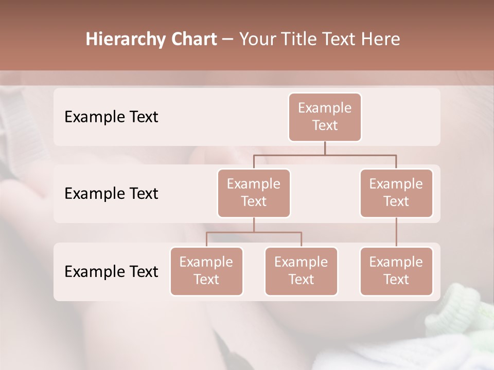 Family Newborn Smiling PowerPoint Template