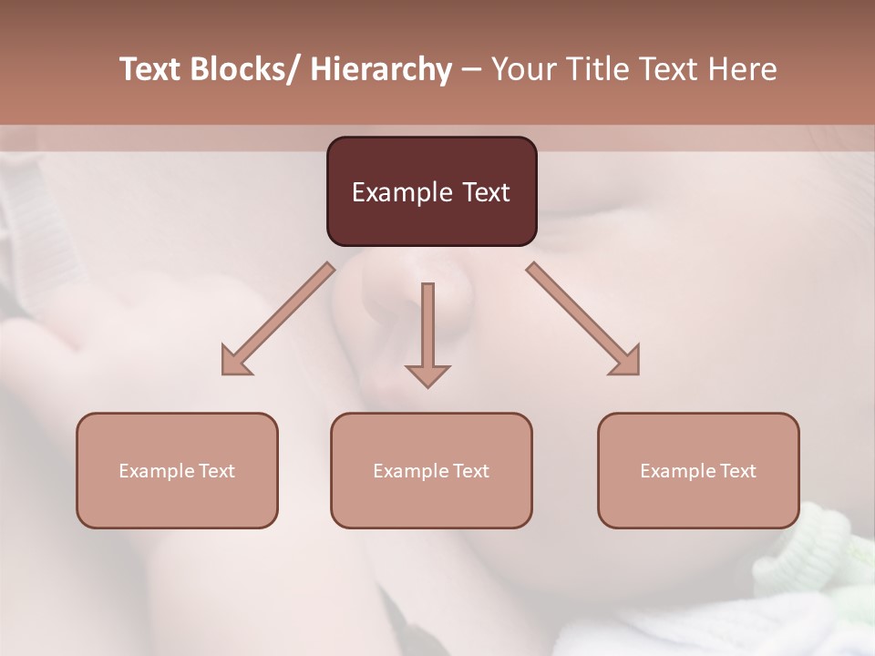 Family Newborn Smiling PowerPoint Template