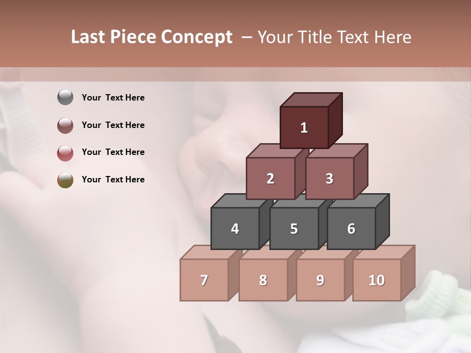 Family Newborn Smiling PowerPoint Template