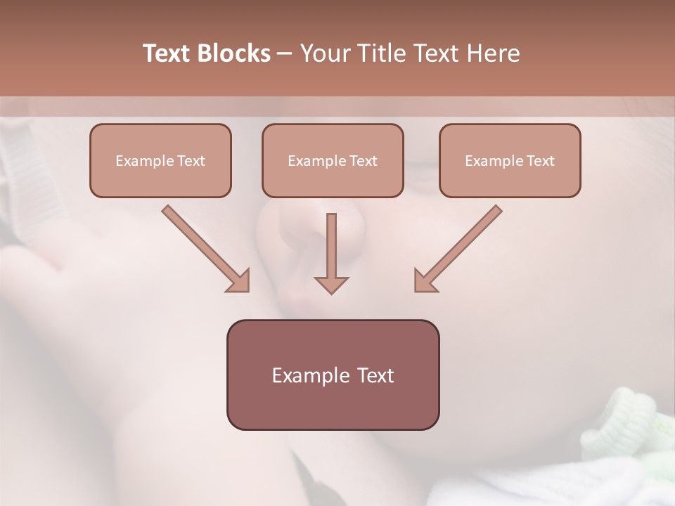 Family Newborn Smiling PowerPoint Template