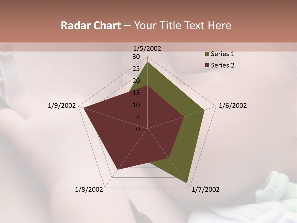 Family Newborn Smiling PowerPoint Template
