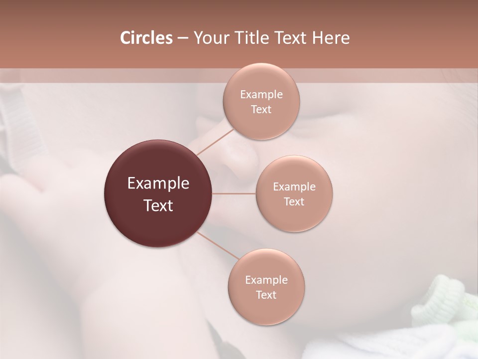 Family Newborn Smiling PowerPoint Template