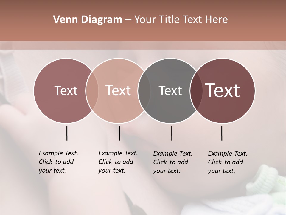 Family Newborn Smiling PowerPoint Template