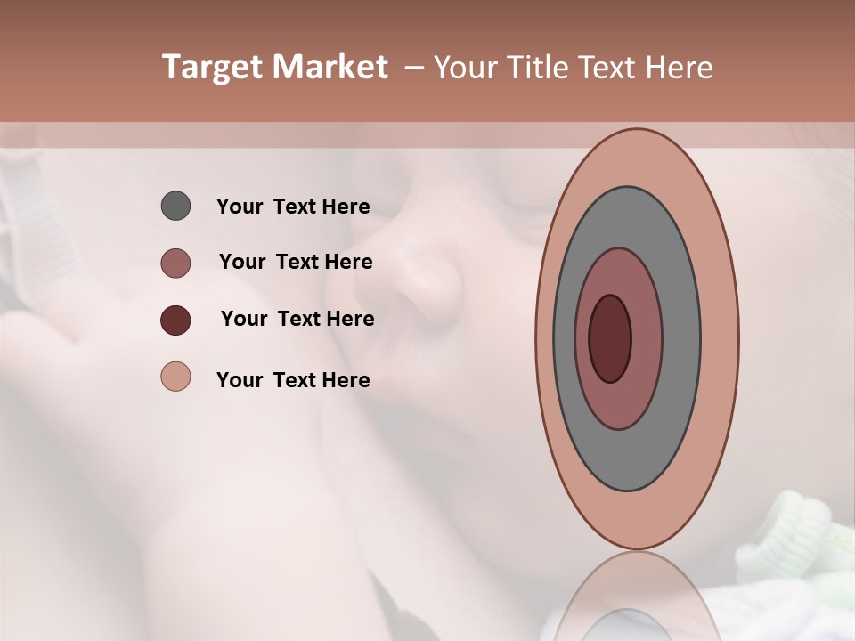 Family Newborn Smiling PowerPoint Template