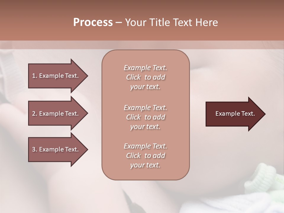 Family Newborn Smiling PowerPoint Template
