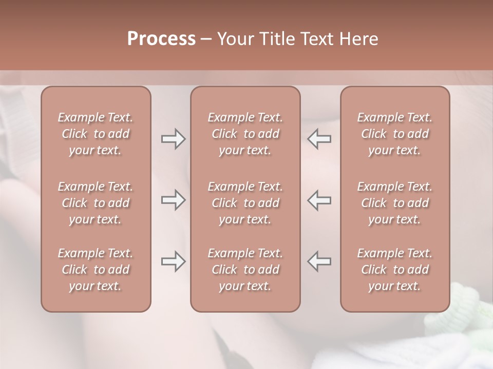 Family Newborn Smiling PowerPoint Template
