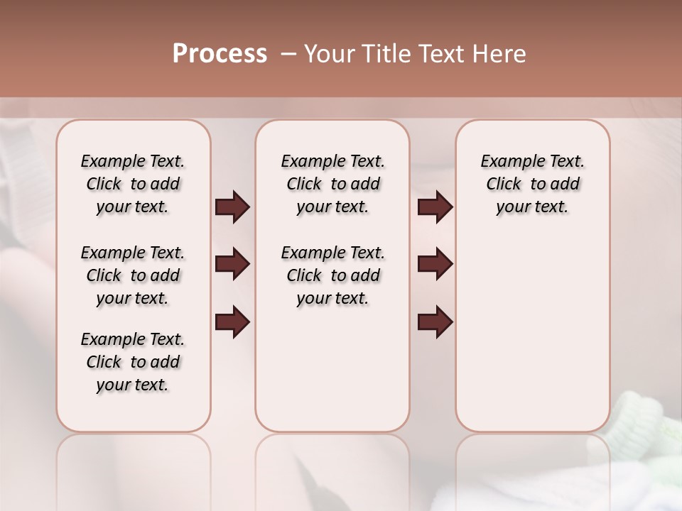 Family Newborn Smiling PowerPoint Template