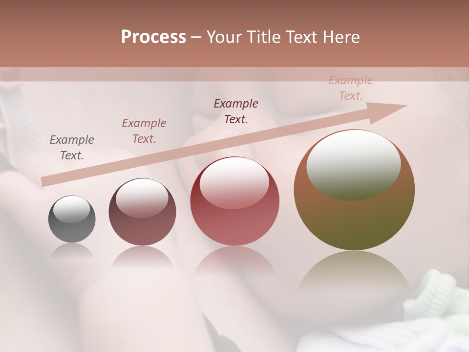 Family Newborn Smiling PowerPoint Template