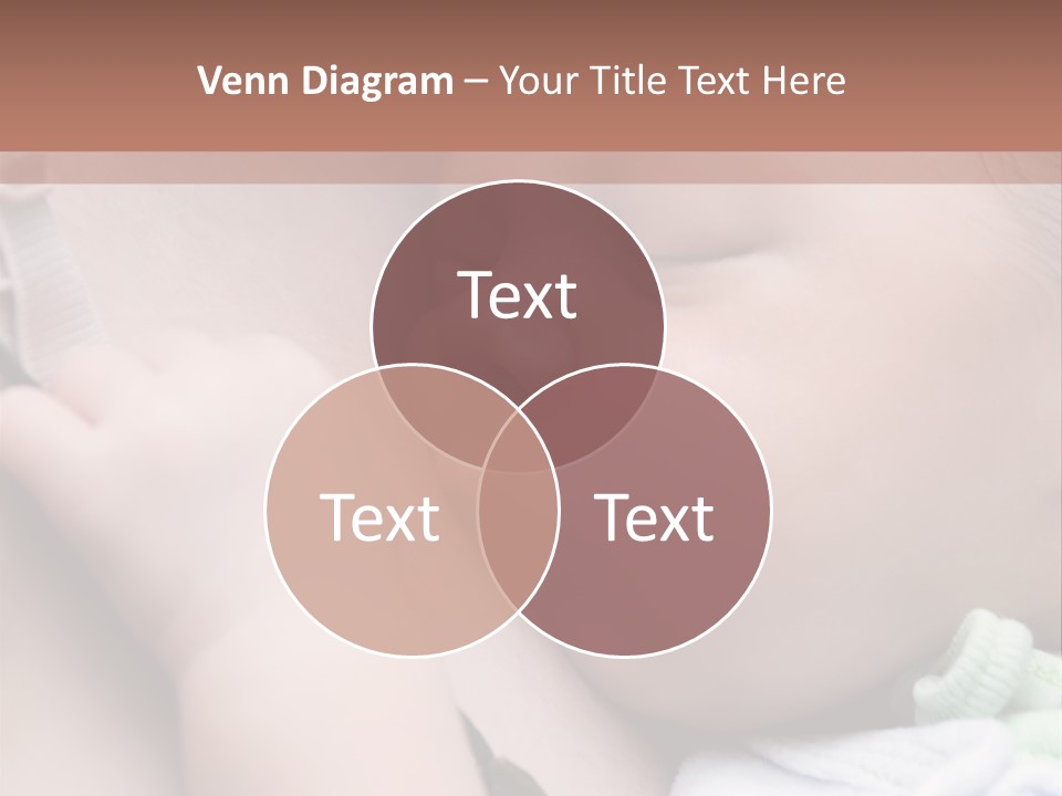 Family Newborn Smiling PowerPoint Template