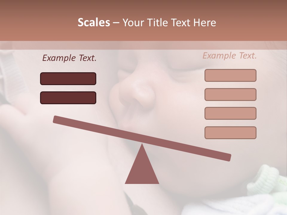 Family Newborn Smiling PowerPoint Template