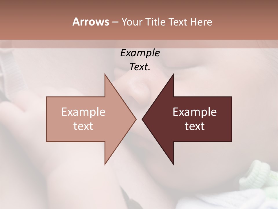 Family Newborn Smiling PowerPoint Template